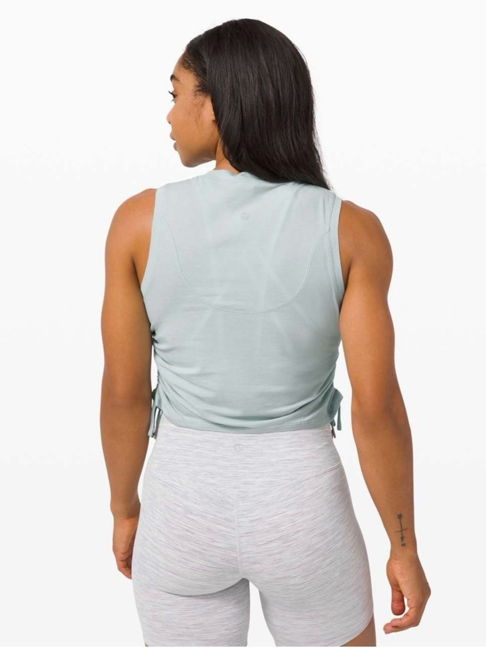 Lululemon Cinch It Up Tank Top in Hazy Jade no size tag, but fits a 6/8 - Picture 3 of 8